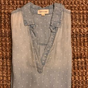 Cloth & Stone Chambray tunic dress
